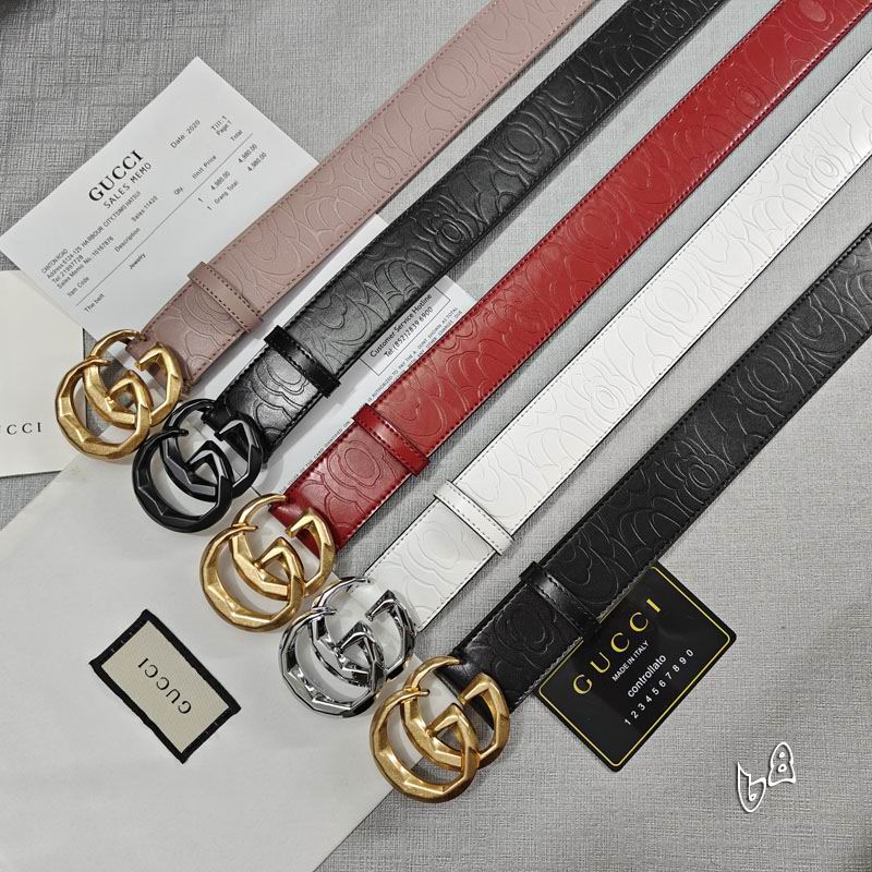 Gucci belt 38mmX90-125cm lb (33)