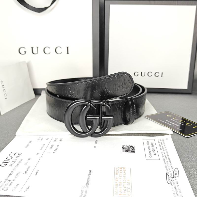 Gucci belt 38mmX90-125cm lb (6)