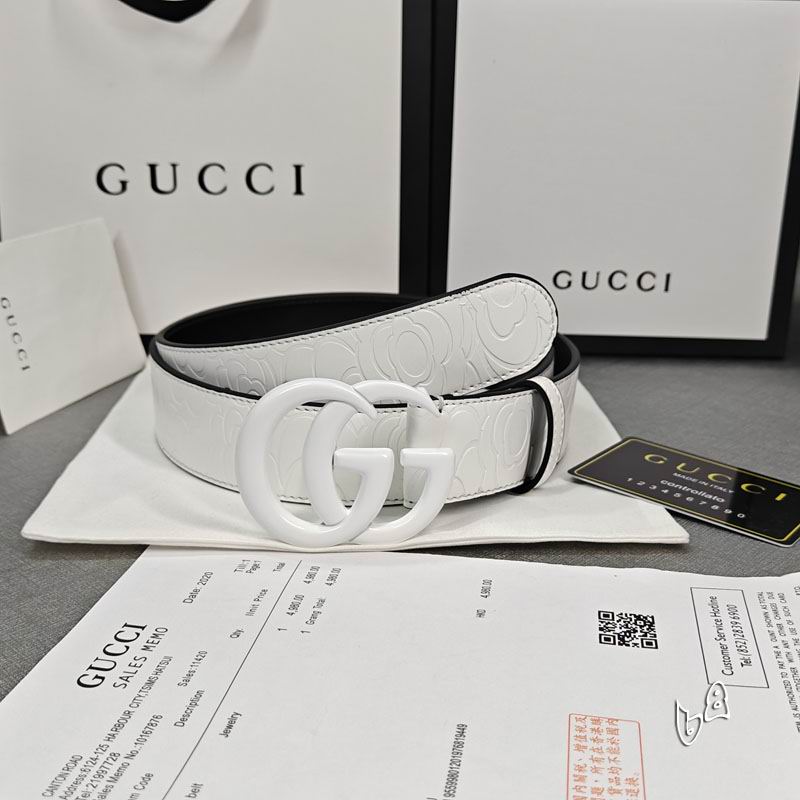 Gucci belt 38mmX90-125cm lb (9)