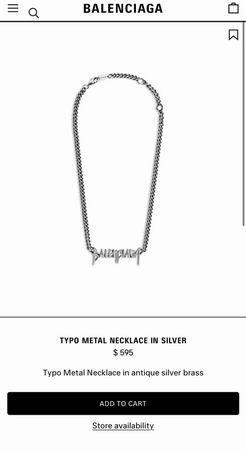 Balenciaga Necklace 09lyh101 (1)