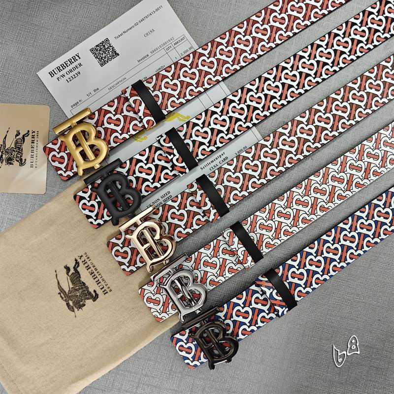 Burberry belt 38mmX90-125cm lb (36)