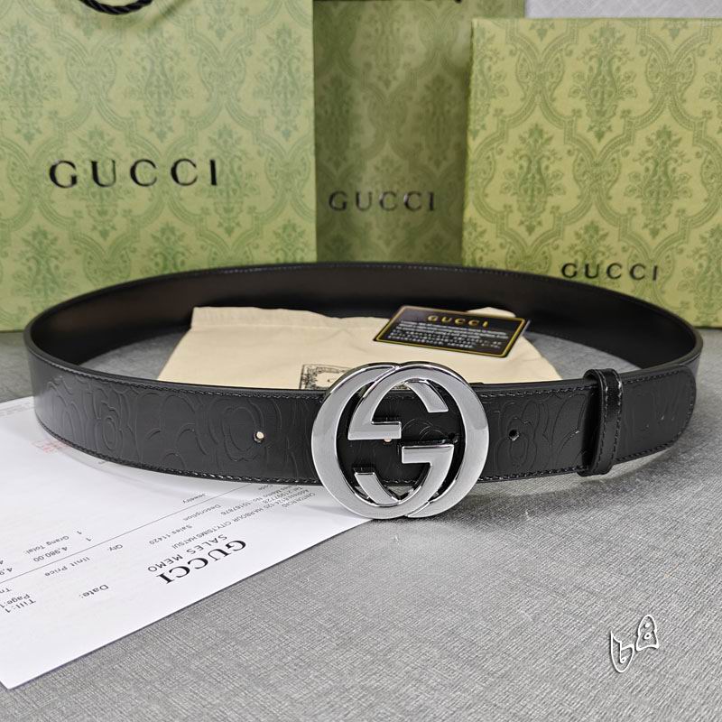 Gucci belt 38mmX90-125cm lb (1)