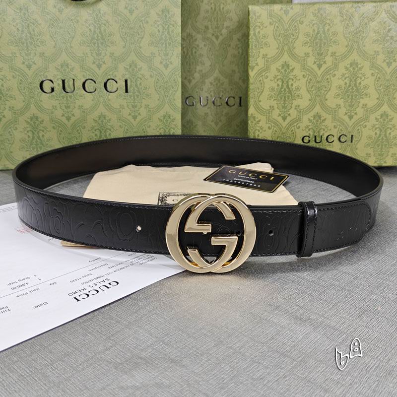 Gucci belt 38mmX90-125cm lb (10)