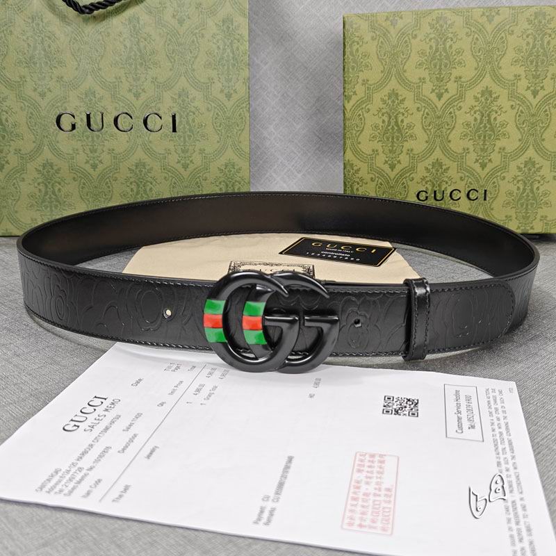 Gucci belt 38mmX90-125cm lb (10)