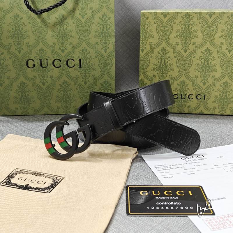 Gucci belt 38mmX90-125cm lb (11)