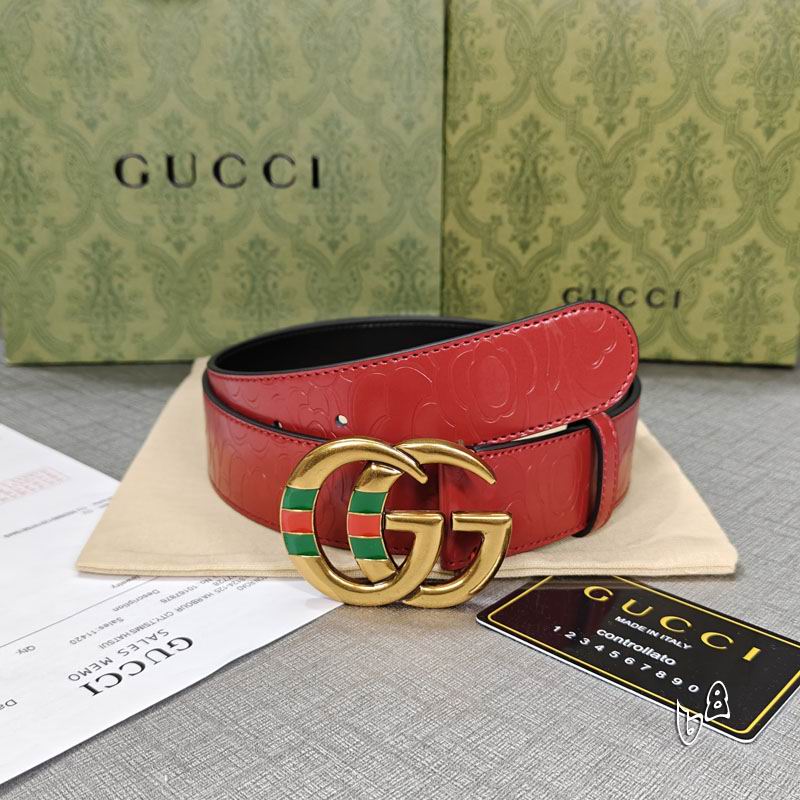 Gucci belt 38mmX90-125cm lb (15)