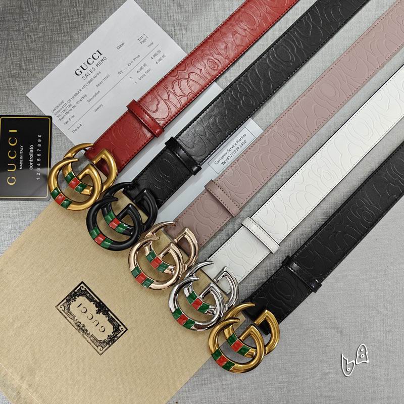 Gucci belt 38mmX90-125cm lb (16)
