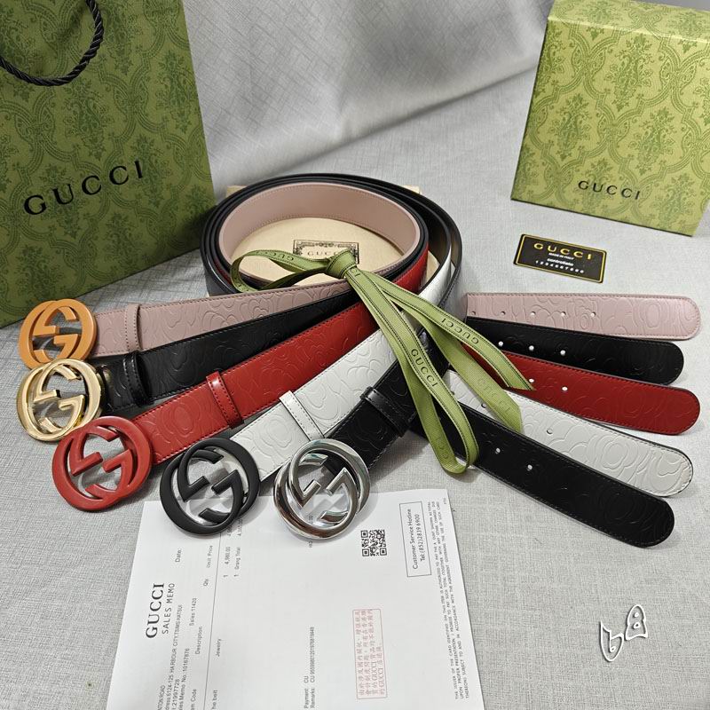 Gucci belt 38mmX90-125cm lb (17)