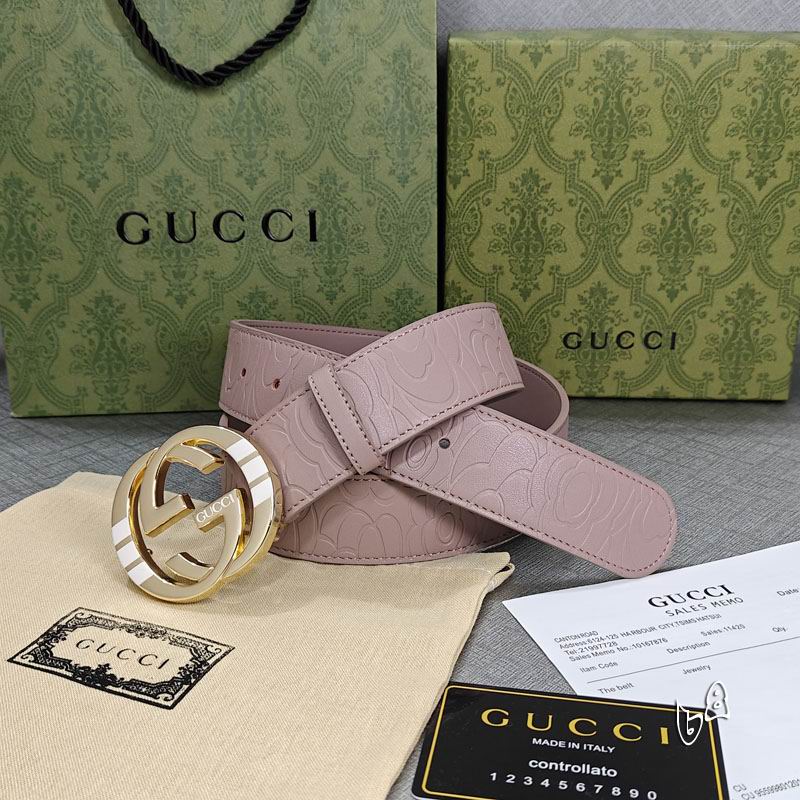 Gucci belt 38mmX90-125cm lb (19)