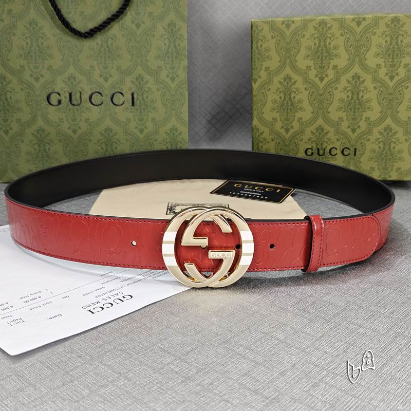 Gucci belt 38mmX90-125cm lb (27)