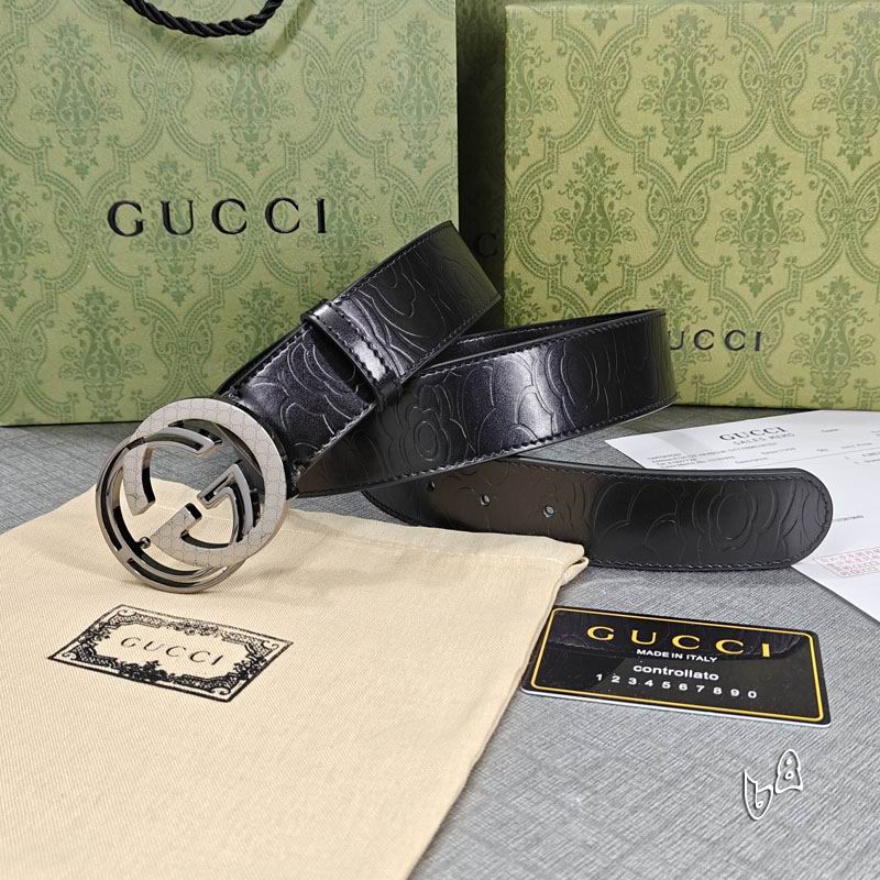 Gucci belt 38mmX90-125cm lb (28)