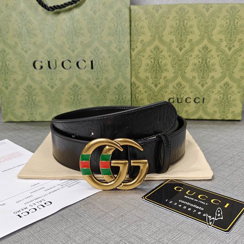 Gucci belt 38mmX90-125cm lb (3)