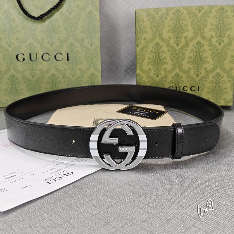 Gucci belt 38mmX90-125cm lb (30)
