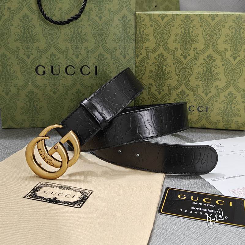 Gucci belt 38mmX90-125cm lb (36)