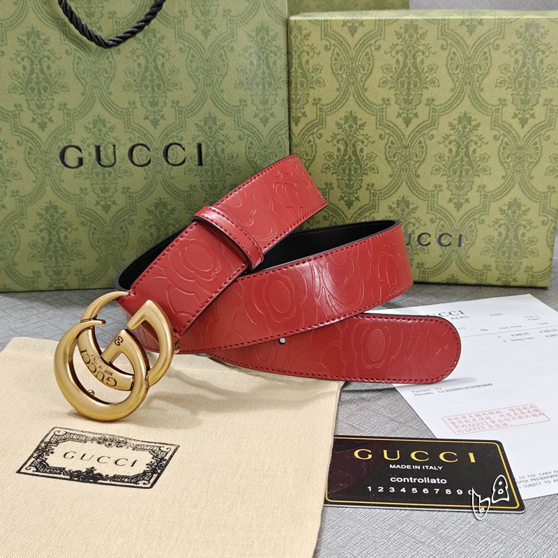Gucci belt 38mmX90-125cm lb (39)