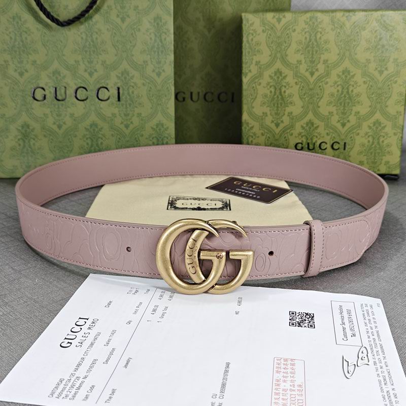Gucci belt 38mmX90-125cm lb (41)