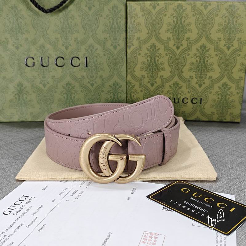 Gucci belt 38mmX90-125cm lb (43)