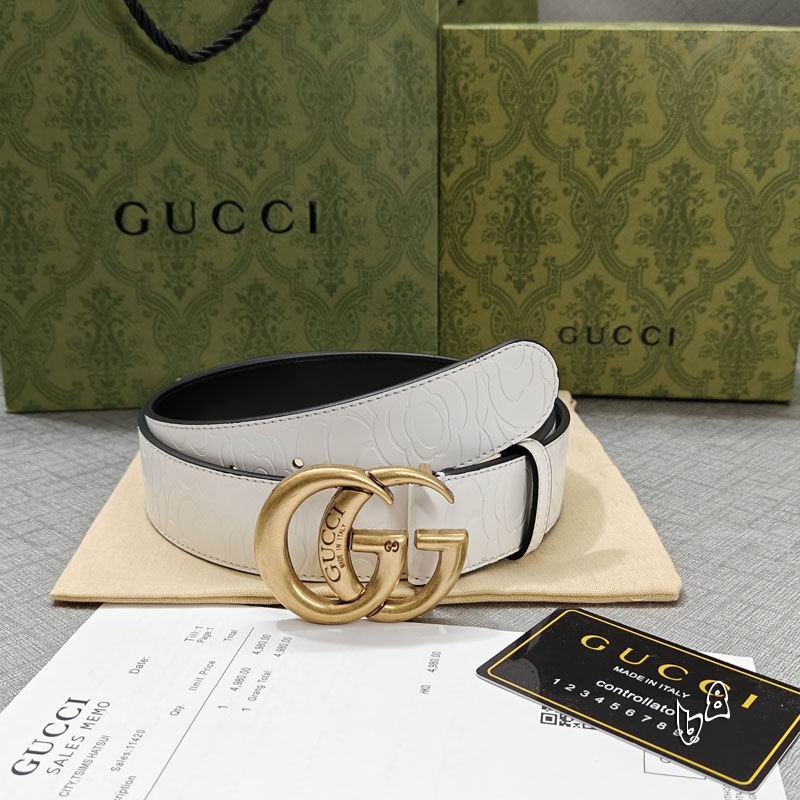 Gucci belt 38mmX90-125cm lb (46)