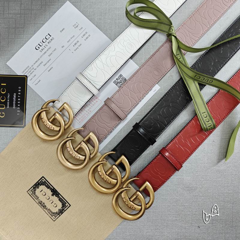 Gucci belt 38mmX90-125cm lb (47)