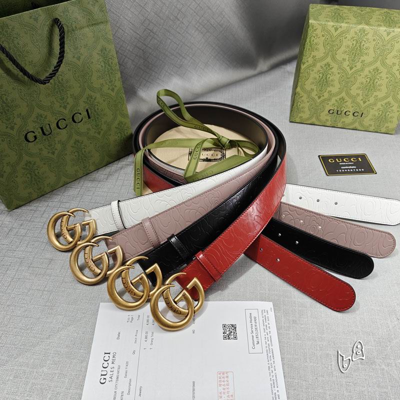 Gucci belt 38mmX90-125cm lb (48)