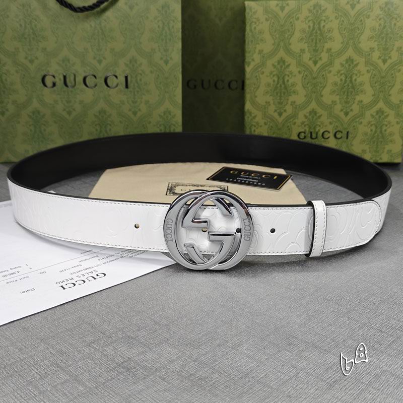 Gucci belt 38mmX90-125cm lb (55)