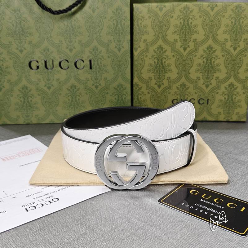 Gucci belt 38mmX90-125cm lb (57)