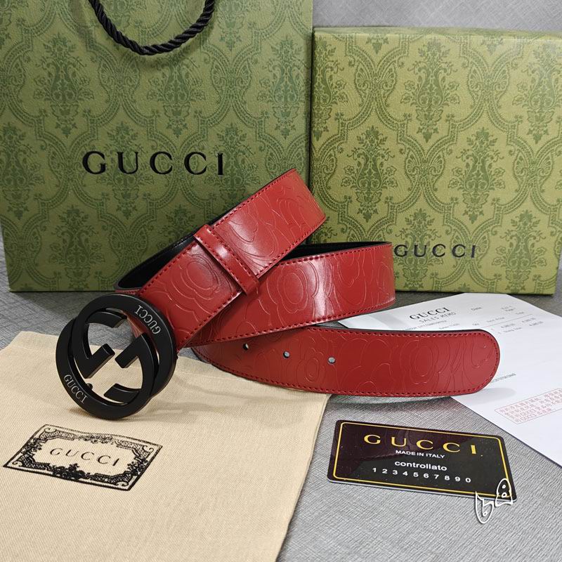Gucci belt 38mmX90-125cm lb (59)