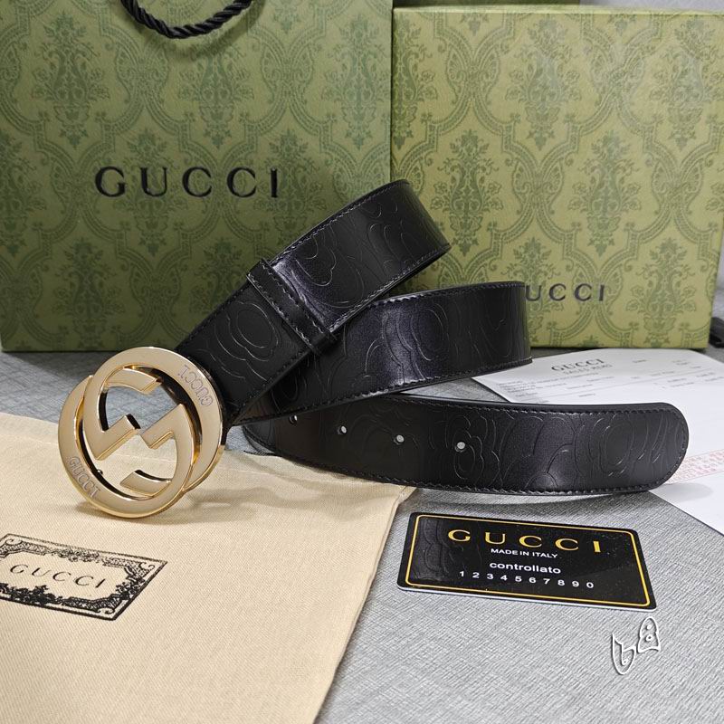 Gucci belt 38mmX90-125cm lb (62)