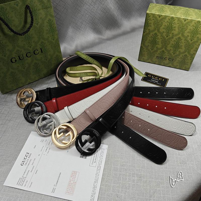 Gucci belt 38mmX90-125cm lb (65)