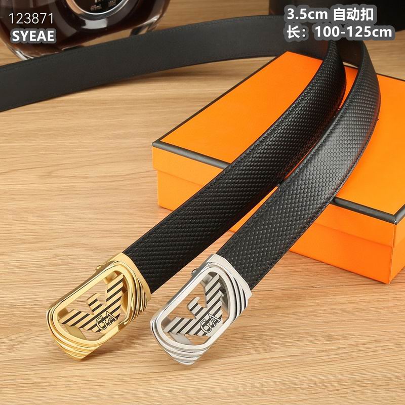 Armani belt 35mmX100-125cm 8L (101)