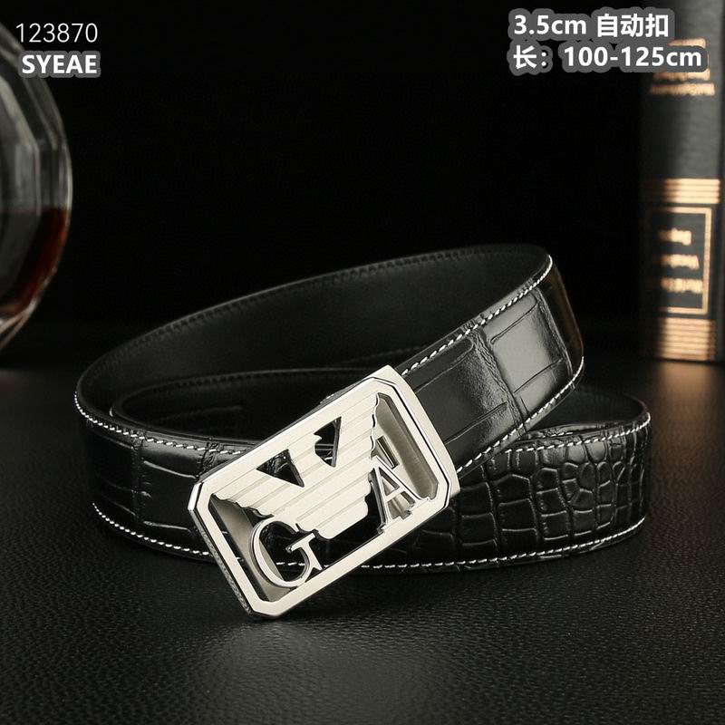 Armani belt 35mmX100-125cm 8L (108)