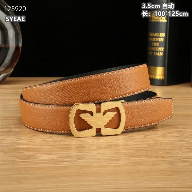 Armani belt 35mmX100-125cm 8L (47)