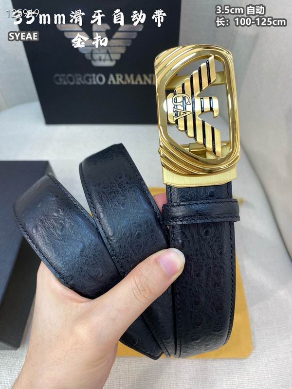 Armani belt 35mmX100-125cm 8L (55)