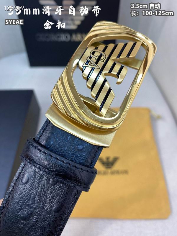 Armani belt 35mmX100-125cm 8L (62)