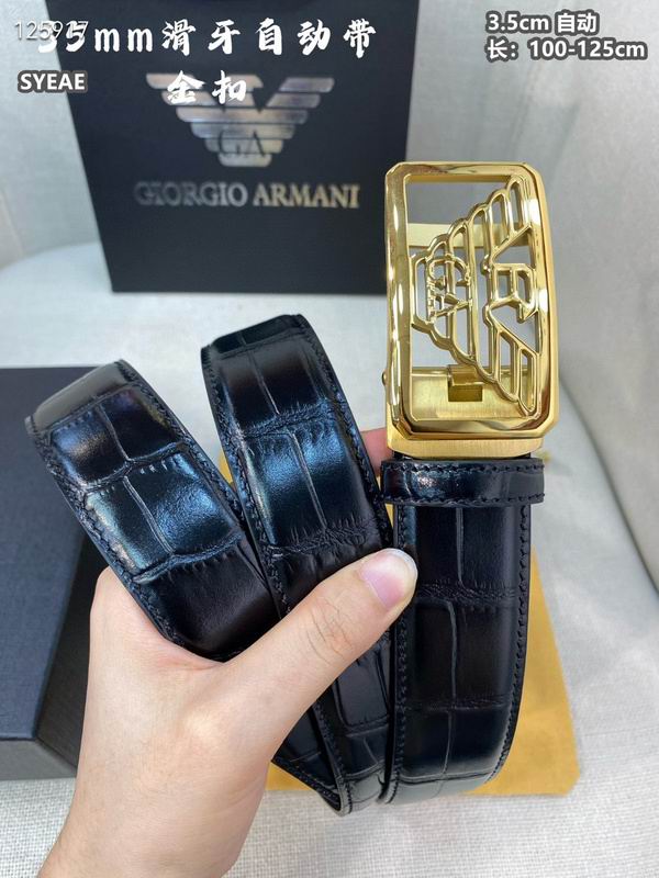 Armani belt 35mmX100-125cm 8L (67)