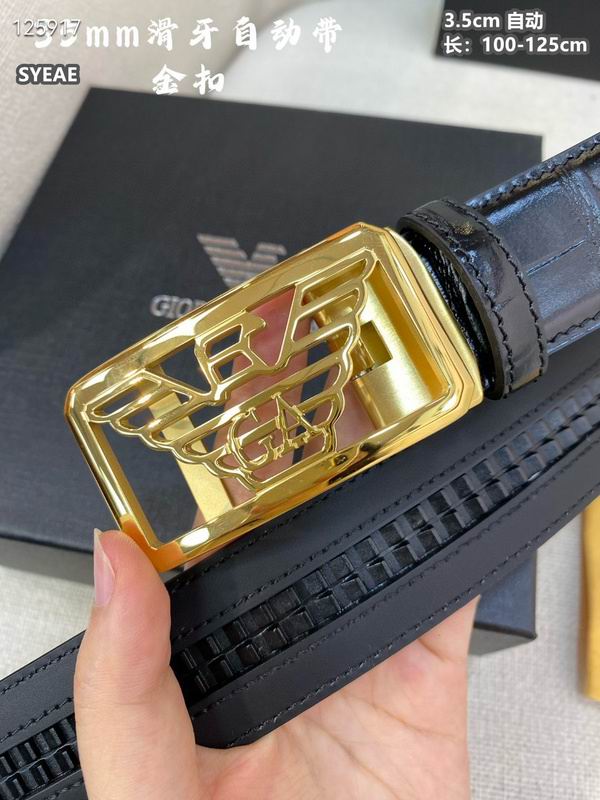 Armani belt 35mmX100-125cm 8L (68)