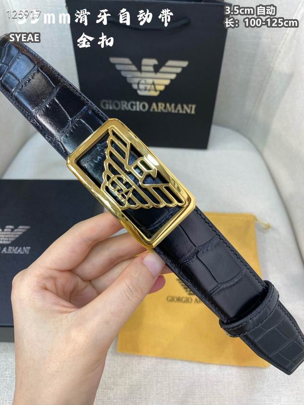 Armani belt 35mmX100-125cm 8L (69)