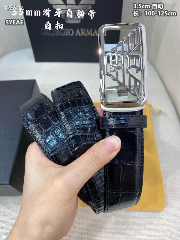 Armani belt 35mmX100-125cm 8L (71)