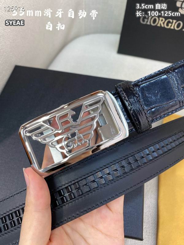 Armani belt 35mmX100-125cm 8L (72)