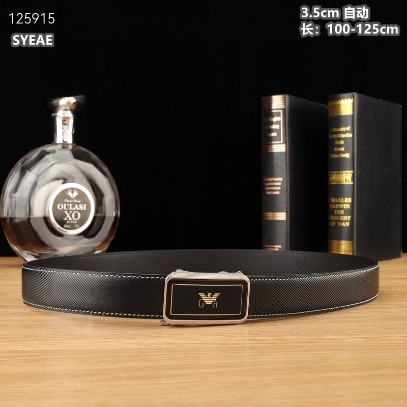 Armani belt 35mmX100-125cm 8L (75)