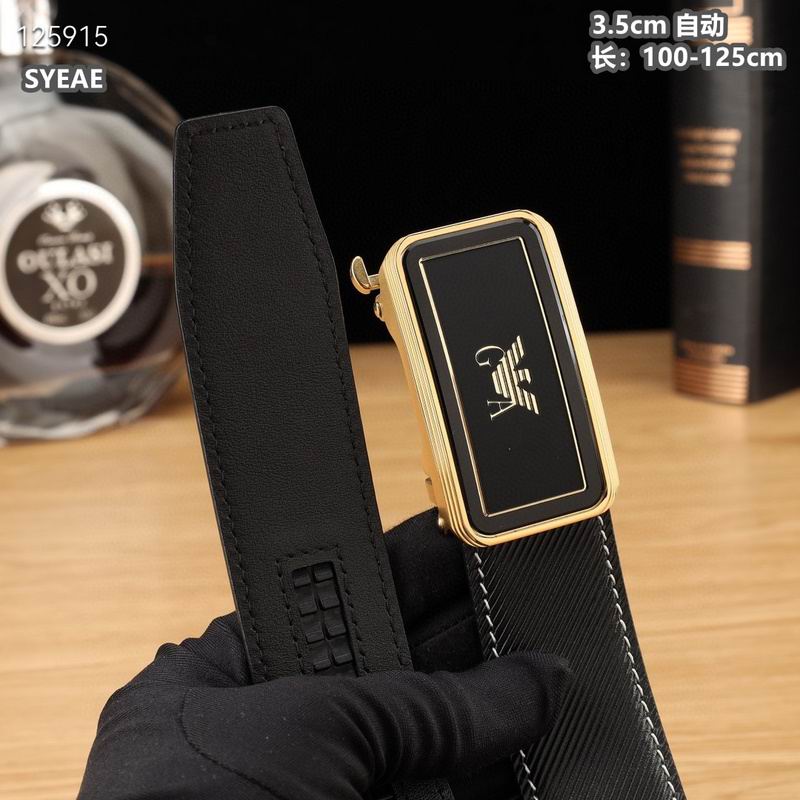 Armani belt 35mmX100-125cm 8L (79)
