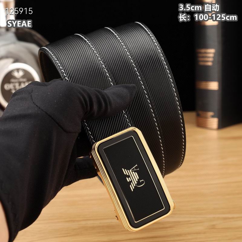 Armani belt 35mmX100-125cm 8L (80)