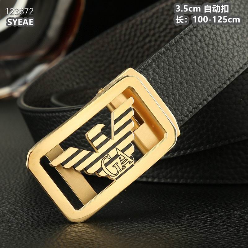 Armani belt 35mmX100-125cm 8L (85)