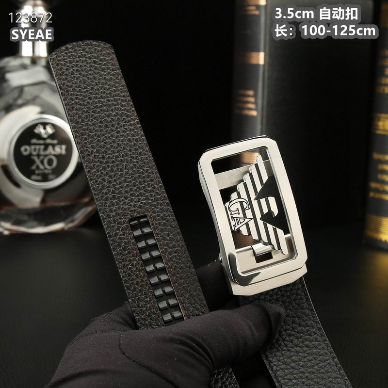 Armani belt 35mmX100-125cm 8L (88)