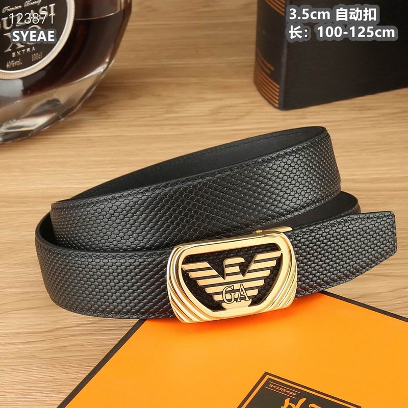 Armani belt 35mmX100-125cm 8L (94)