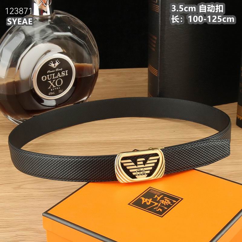 Armani belt 35mmX100-125cm 8L (95)