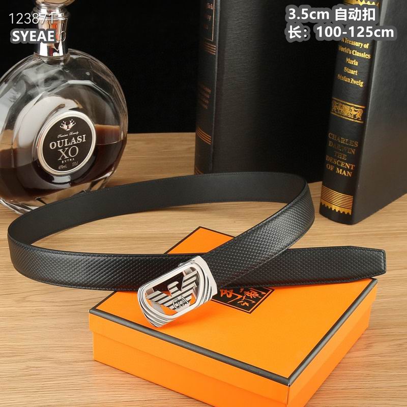 Armani belt 35mmX100-125cm 8L (98)