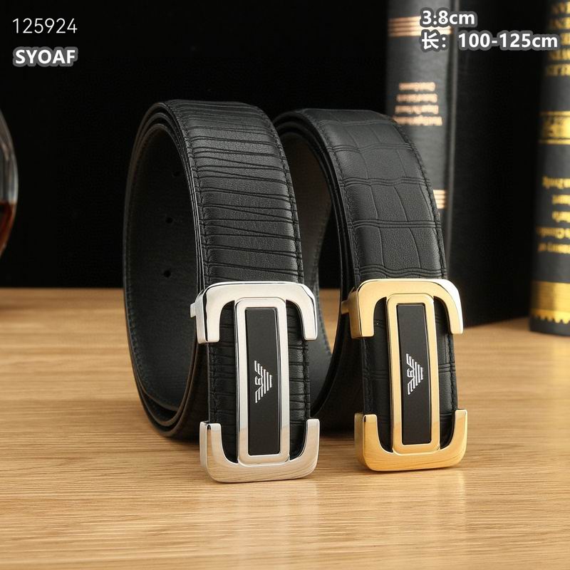 Armani belt 38mmX100-125cm 8L (18)