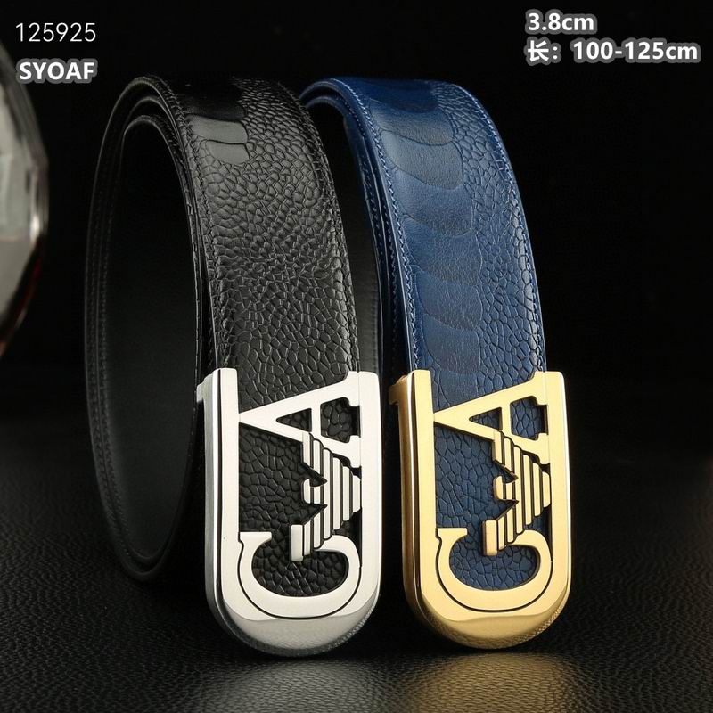 Armani belt 38mmX100-125cm 8L (9)
