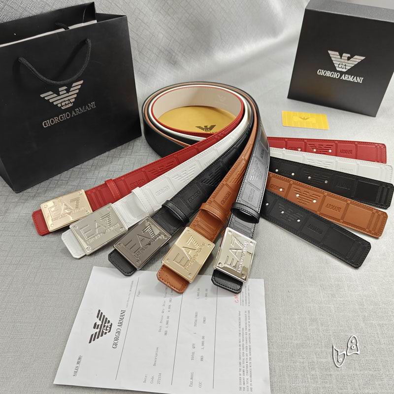 Armani belt 38mmX90-125cm lb (34)